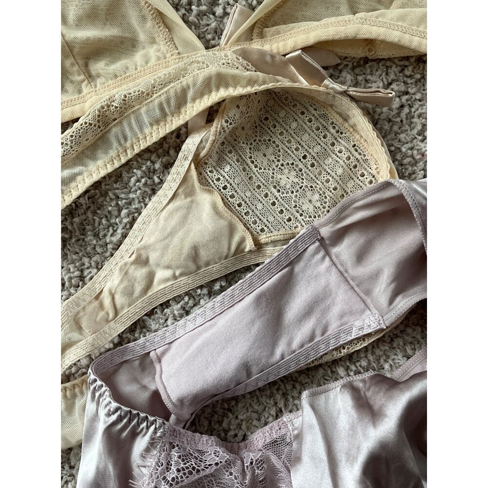 Philippe Matignon Sleepwear Intimates Lot 3 Silk Nylon NWT Lace Coquette Women S - Picture 9 of 9